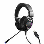 LED Sound Surrounding Wired Gaming Headphone With USB 3.5mm