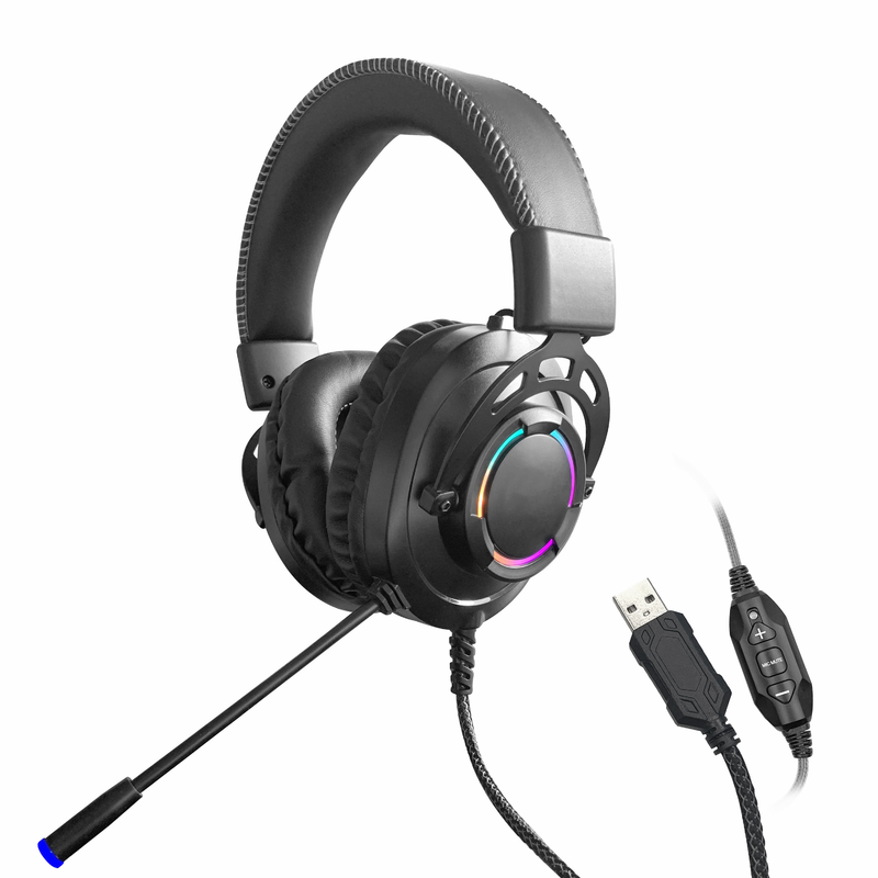 40mm Driver Over Ear Headphone Wired Gaming Headset